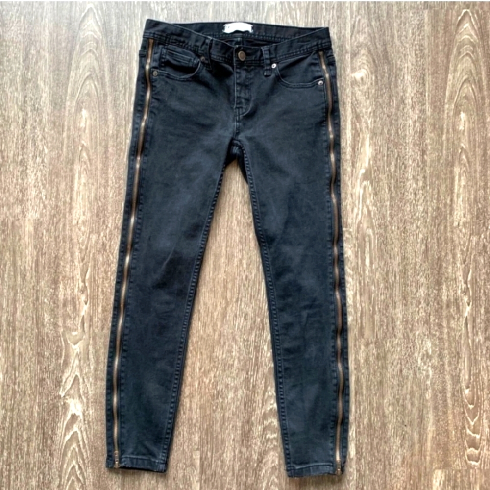 Free People Zipper Jeans